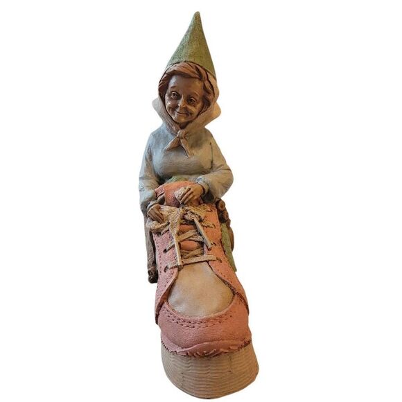 OLYMPIA 1990 Tom Clark Gnome Cairn Signed Art Sculpture Fairy Troll Renaissance - Picture 9 of 9